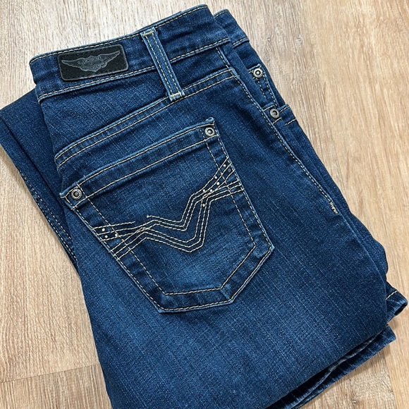 HARLEY-DAVIDSON | Y2K Embroidered Jeans - Picture 6 of 6